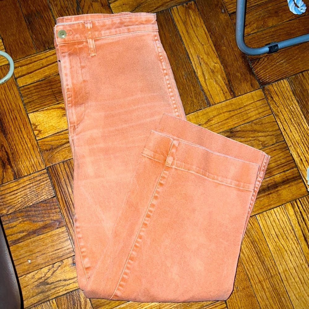 Madewell orange jeans size: 28